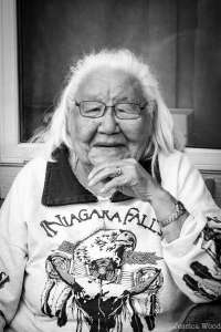 Elder Doris in Telegraph Creek, BC