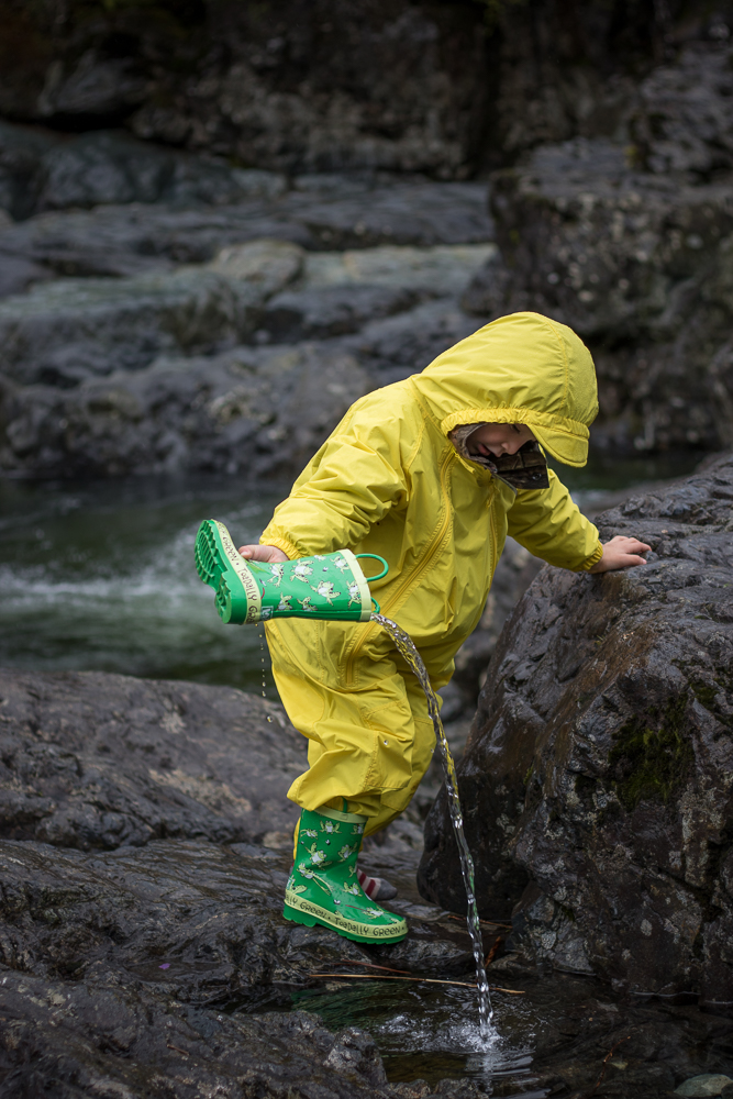 Good thing he's waterproof