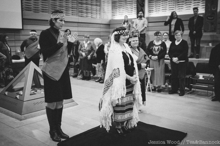 Christine Welsh being honoured at UVic.